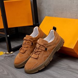 Luksusowy design męski butów mody trampki Sneakers warstwa głowa skórzane buty importowane skórzane świniowe buty swobodne buty