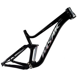 Bilbilsställen Pasak XC Soft Tail Full stötdämpare Aluminiumlegering Mountain Bike Frame 29er DH AM MTB Boost 148mm bakhjul TTB 230606