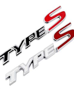 Metal TYPES TYPE S Car Styling Refitting Trunk Logo Emblem Sticker For Honda Acura Accord Civic Spirior Odyssey Spirior CRZ dio1868911