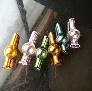 Tubi da fumo bong Fabbricazione Narghilè soffiato a mano Ugello di aspirazione a sfera di vetro colorato