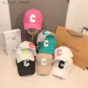 Baseball Cap Hip Hop Street Solid C Letter Justerbar hatt för män Blue White Trucker Caps Outdoor Sport Dancer Hat L230523