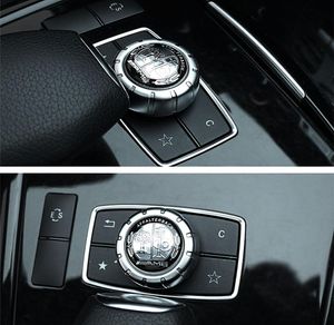 Car styling Interior 29cm AMG silver apple tree sticker for Mercedes benz A B C E GLC GLA CLA GLE GLK W205 W212 W213 all class6347341