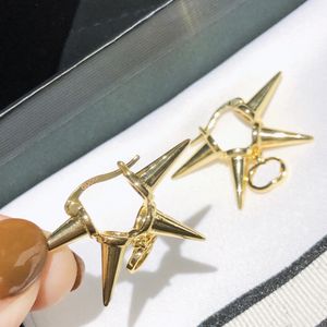 Gold Letter Earrings For Woman Earrings Trend Couple Retro Earrings Fashion Jewelry Supply