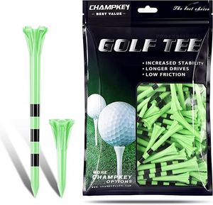 Golf Tees Champey Plastic 100 Pack 85 Driver مع 15 Iron Hybrid Mixed Tee 4 Colors Chois 230607