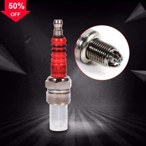 New GY6 scooter spark plug for A7TC ATRTC CR6HSA CR7HSA CR7HGP Suitable for most GY6125 engine scooters Multi-angle ignition