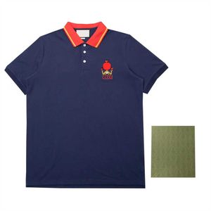 2023 Męskie polo TOP TEE THE THE THE THE THE SHIRTY BIG LUB MAŁY KONIE Plus wiele kolorów hafty Hommes Classic Business Casual Bawełna Oddychanie