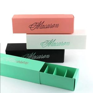 Scatole di macaron cassette per matrici feste cupcake imballaggi scatole di carta biscotti