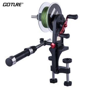 Anzóis de pesca Goture High Speed Line Winder Two Point Fixed Base Reel Spool Spooler System for Spinning Baitcasting 230607