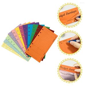 Gift Wrap 12 Pcs Budget Envelope Sheet Business Envelopes Budgeting Cash Plan Postcard Personal Use Litmus Paper