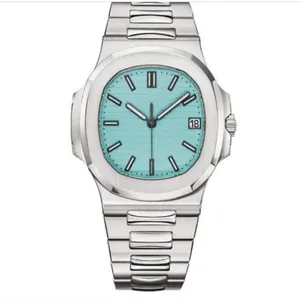 U1 Watch Men's Automatic Mechanical Watch Classic Glass Glass 5tm مقاومة للماء مضيئة 40 مم حزام من الفولاذ المقاوم للصدأ مشاهدة الياقوت Super Luminous Watch AAA