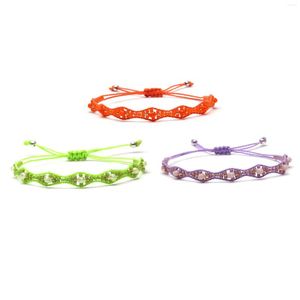 Charm Bracelets Boho Japanese Miyuki Glass Seed Beads Sparkling Crystal Single Wrap Bracelet Women Men Green Orange Purple Jewelry