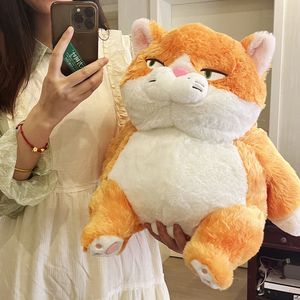 42 CENTIMETRI Bella Carino Arancione Gatti Peluche Kawaii Gatto Grasso Gattino Farcito Morbido Bambola Animale Cuscino Rotondo Cuscino del Divano Per Bambini regalo