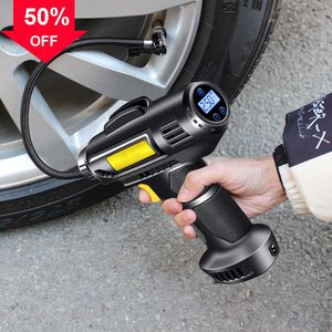 New Car Air Compressor Portable Electric Car Tire Inflator Pump Wireless Electric Air Pump Car Bike Motorcycle Pump tire inflator