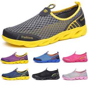 Running Shoes Low Breathable women Men Black Green Dark Gray Pink Purple Trainers Sports Sneakers Size 36-45