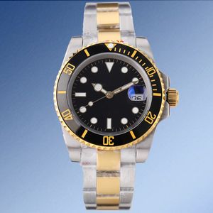 Bright Gold Lovers Precious Gold Watch 40mm Luminous Sapphire Waterproof 8215 Movement 904L Rostfritt stål Självvind