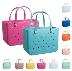 Novo Moda Masculina Bogg Bag Organizador de Luxo Plástico PVC Cesta À Prova D' Água Sacos de Praia Bolsas Femininas Bolsas CrossBody Bolsas Designer Clutch Grande Bolsa de Compras de Armazenamento