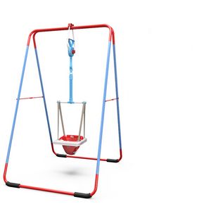 Babyschaukel Hüpfstuhl Kleinkind Indoor Multifunktionales Hängesitzspielzeug mit höhenverstellbarem Spring-Fitnessrahmen Gehgürtel