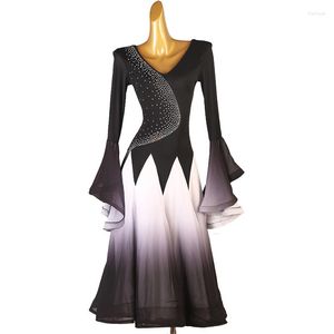 Bühnenkleidung 2023 Frau Ballsaal Walzer Modern Dance Kleid Wettbewerb Standard Tanzkleidung MQ373