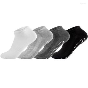 Herrensocken Kleber Yoga Schweißabsorbierend und atmungsaktiv Boot Trampolin Indoor Anti-Rutsch-Boden Herren