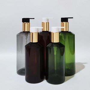 Bottiglie di stoccaggio 14pcs 300ml 500ml Pompa per lozione di alta qualità Contenitore cosmetico Dispenser di sapone liquido Shampoo ricaricabile Bottiglia di gel doccia