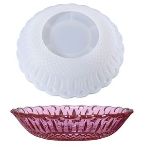 Caixas de joias Bandeja de armazenamento de frutas Molde de resina epóxi Prato Tigela Molde de silicone DIY Artesanato Porta joias Caixa Decorações para casa Ferramenta de fundição 230606