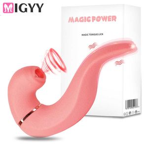 Vibrador lambedor de língua feminino clitóris dildo vibrador estimulador de vácuo brinquedos sexuais para mulheres mamilo vagina adultos