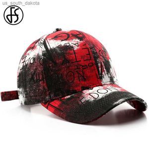 FS Trendy Graffiti Muster Cappellino Baseball Kappe Rot Gelb Trucker Hüte Für Männer Frauen Sommer Snapback Caps Gorras Hombre 2023 L230523