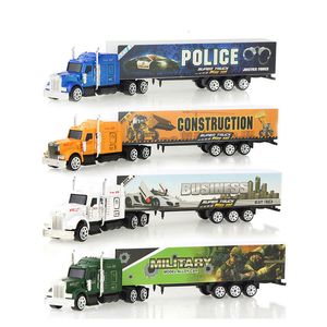 Diecast modelo 1 peça liga deslizante caminhão carro brinquedo recipiente tanque de óleo multicolor veículos brinquedos presente de aniversário para crianças 230605