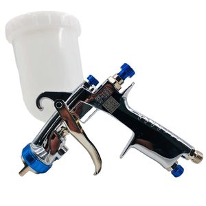 SprayPistolen High Quality W101 HVLP Gravity Spray Gun W101 400cc/600cc Plastic Pot 1.0/1.3/1.5/1.8mm Original Authentic Paint Spray Gun