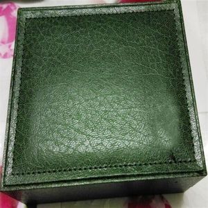 Mode Swiss Original Brand Watch Boxes Green Box and Papers For Rolex Watches Men Herrens armbandsur Bookletkort på engelska 205W