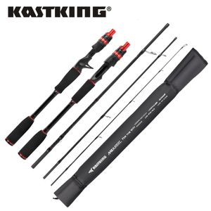 Rod Reel Combo KastKing Traveller Max Steel Spinning Casting Fishing Rod 4 Pcs - Carbon Rod with 1.80m 1.98m 2.13m 2.4m 230607