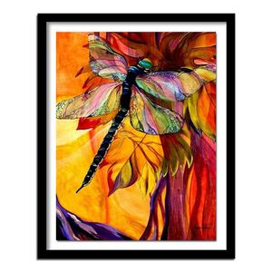 Stitch Diamond Painting Full Square Dragonfly Pattern Diamond Resina Diamond Drill decorazioni per la casa Artigianato Regalo per il nuovo anno