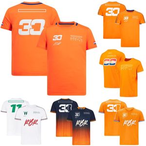 F1 T-shirt Formel 1 Team Racing Suit T-shirts Summer Motorsport Quick-Dry Short Sleeve Tops Fashion Round Neck Car Workwear T-shirts