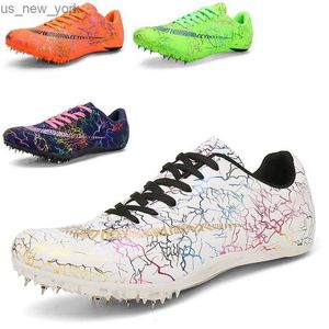 Erkek Track Field ayakkabıları kadın sivri spor ayakkabılar atlet, eğitim ayakkabıları hafif yarış maçı başlık spor ayakkabıları -40 l230518