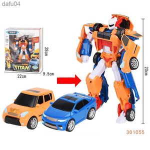 Gorąca sprzedaż Tobot Brother Transformation Toys Korea Anime Deformowana robot akcja samochodowa Figura Zabawki Model Boy Child Styvenir Fani Prezent L230522