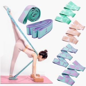 Fasce di resistenza Multifunzionale Danza Yoga Cintura di allungamento ausiliario Allenamento latino per adulti Fascia elastica per principianti Pilates 230606