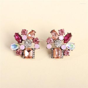 Stud Earrings JURAN Vintage Simple Design Wholesale Earring For Women Fashion Jewelry Bohemian Statement Crystal Brincos