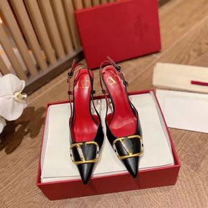Heels designer heels luxury Dress Shoes with diamond design temperament versatile high heels distribution gift box Fashion dinner style shoes very good