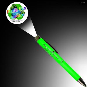 Projection Pens Cartoon Projector Ballpoint Pen With LOGO And Some Text Print For Promotional Advertising Gifts