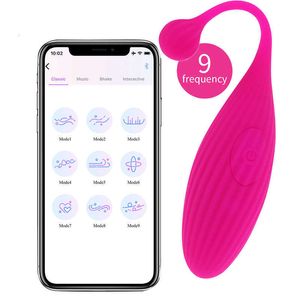 App per telefono Vibratore Bluetooth per clitoride Donna G-spot Vaginale Stimolare velocemente Massaggiatore ad alta marea Giocattoli sessuali indossabili 18+ Home Usb