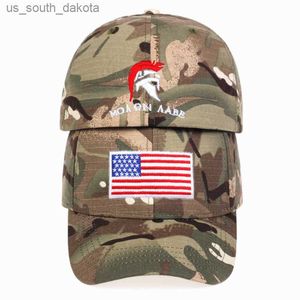 New Fashion Baseball Cap Men Tactical Military Dad Hat Seal back with American flag Unisex Hip Hop Hats Sport snapback caps L230523