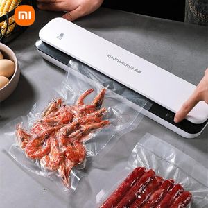 Sealers Xiaomi Electric Vacuum Sealer Packaging Hine For Home Kitchen inklusive 10st Food Saver Bags Commercial Vacuum Food Sealing