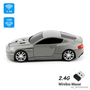 Mice Mice Portable Wireless Mouse Ergonomic Mice USB Optical Cool Sport Car Mouse For Laptop PC Computer Gift