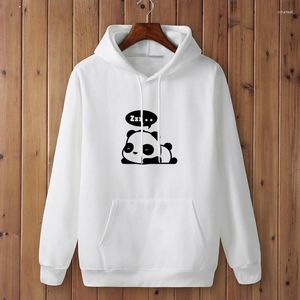 Moletons masculinos Fashion Panda Sweatshirt roupas masculinas outono inverno hip hop com capuz