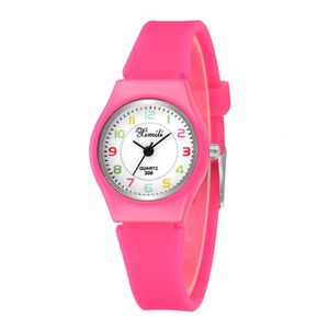 Zegarki dziecięce Uthai CQ61 Dzieci Kwarc Sport Watch for Boy Girlswatch Casual Studenci Zegarki czarny różowy silikonowy pasek 230606