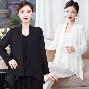 Women's Jackets Women Jacket Summer Thin Sunscreen Shawl Chiffon Cardigan Outwear Top Short Coat Clothing Female