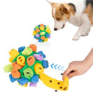 Dog Sniffing Ball Toy Pet Tibetan Food Slow Feeding Rubber Ball Increase IQ Leakage Food Feeder Puppy Training Games Sniff Ball