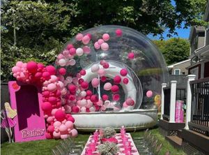 Palloncino commerciale Trasparente Gonfiabile Bubble House 10ft-3m Gonfiabile Bubble House con tenda Bubble Blower per Party Renta