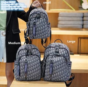wholesale shoulder bags 3 beautifully woven Jacquard fashion handbag light soft letter printed leisure backpack multi-zipper compartment leather bag 12458#