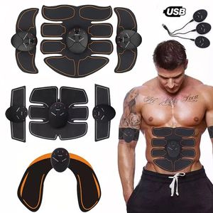 Core Abdominal Trainers Muscle Stimulator Toner EMS Hip Trainer Abdomen Weight Loss Body Slimming Massager Home Workout Fitness Equipment 230606